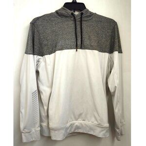 American Eagle Hoodie- Size L, gray/white